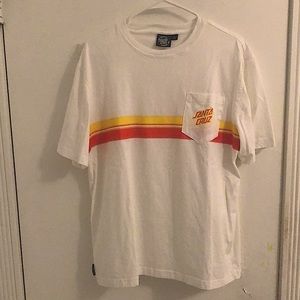 Santa Cruz Original Shirt for Men’s- LG- White